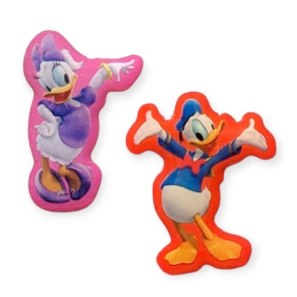 Donald Duck and Daisy Duck Disney Carrefour Tiny Pins: Waving